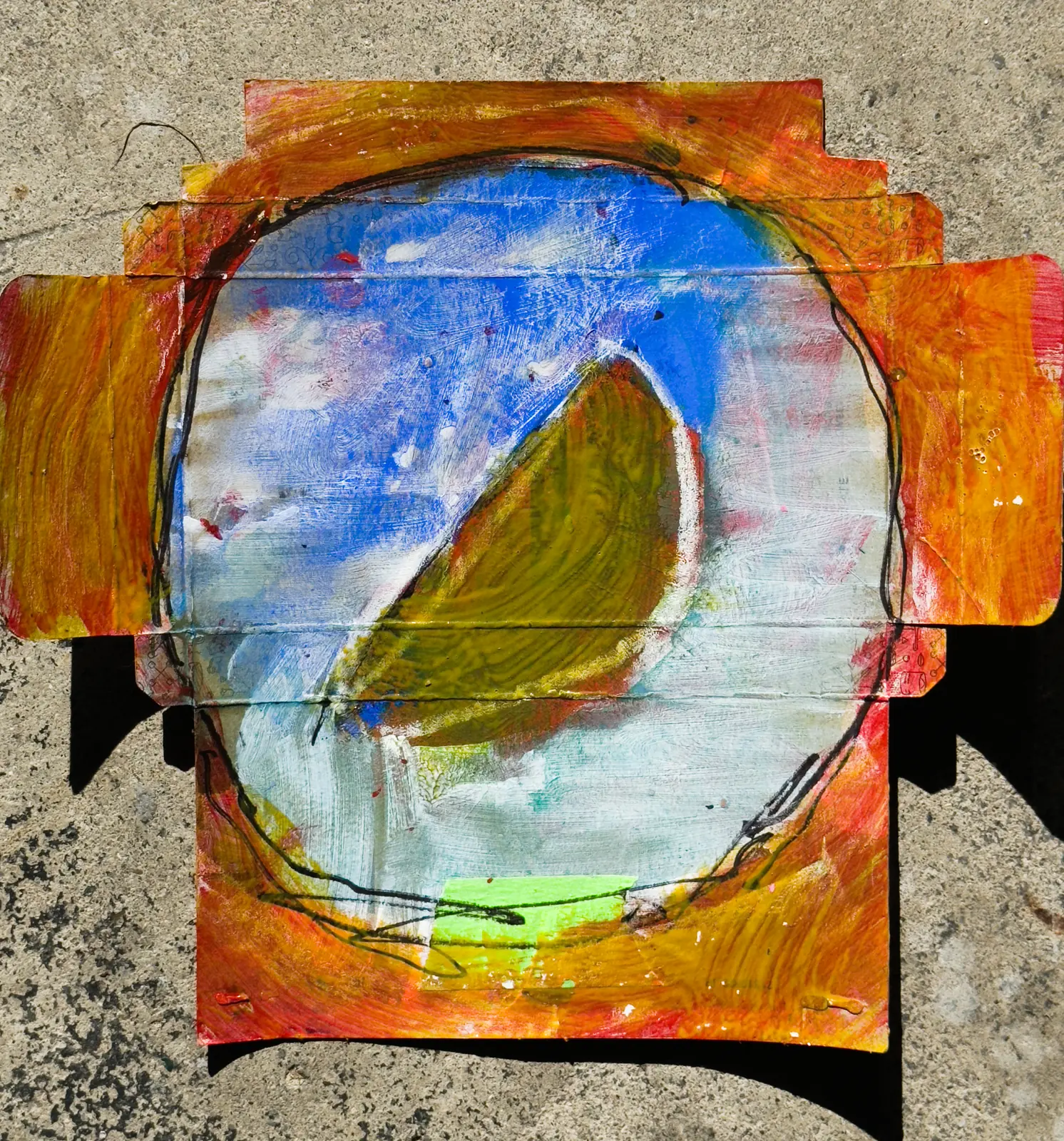 small format abstract paintings - Grants Pass, Oregon